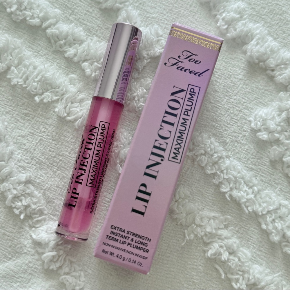 NEW Too Faced Lip Injection Maximum Plump Lip Gloss — Magic Crystal